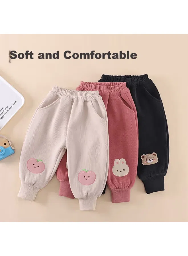 Штаны утепленные детские джоггеры Babyprints, абрикосовый — фото 2
