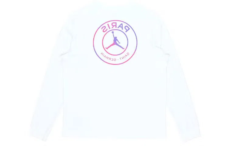 Лонгслив с принтом Paris Saint-Germain Jordan, белый