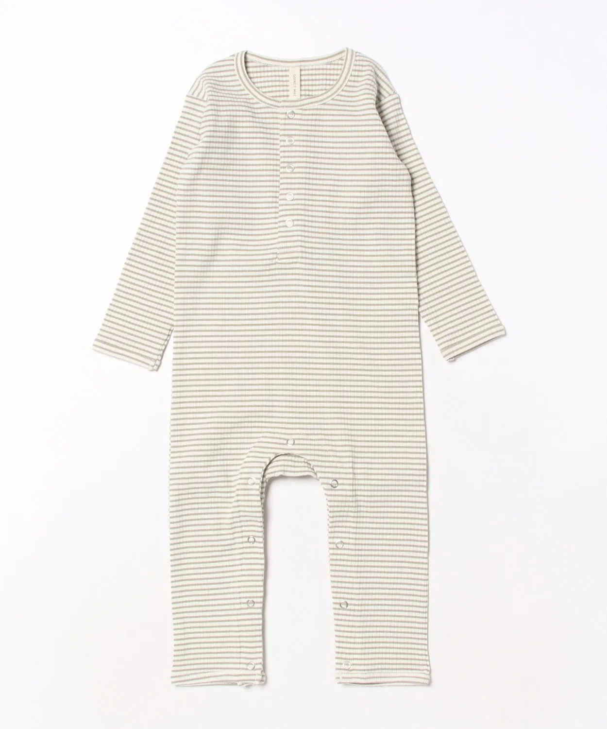 Детский комбинезон с длинным рукавомQuincy Mae, White/Green