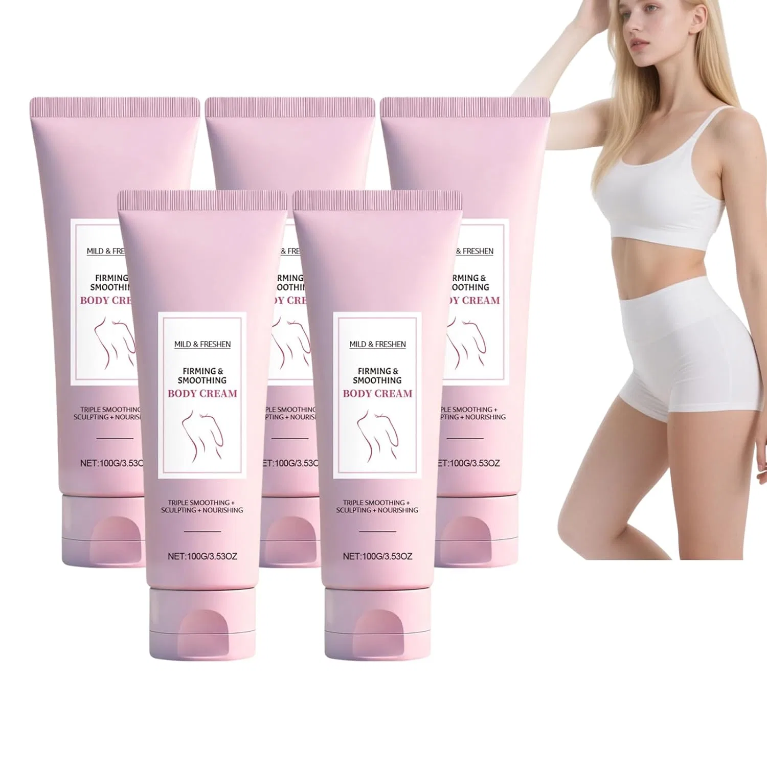 Крем для тела лифтинг-фирминг VKaoess, 5 шт, 100 г, Pack of 5