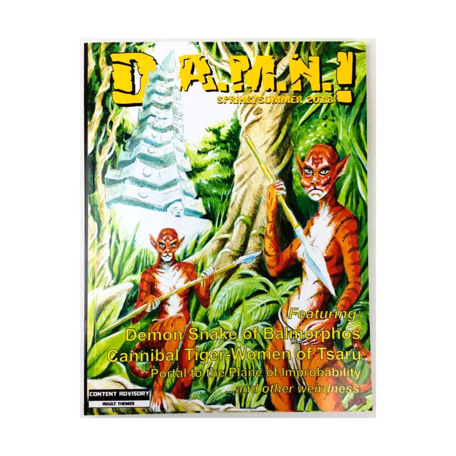 

Журнал Spring/Summer 2018 w/Cannibal Tiger Women of Tsaru, D.A.M.N! Magazine