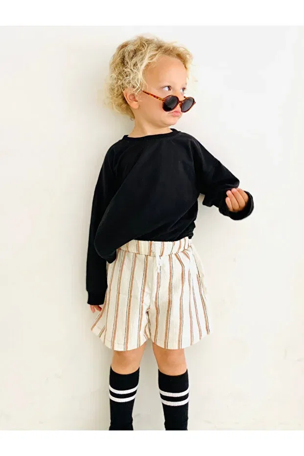 Детские шорты для девочек хлопковые Yhh Kids, Beige