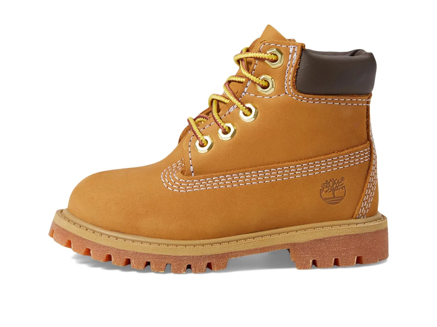 Детские ботинки для мальчиков водонепроницаемые 6 Inch Premium Waterproof Timberland, Wheat New 2024 — фото 4