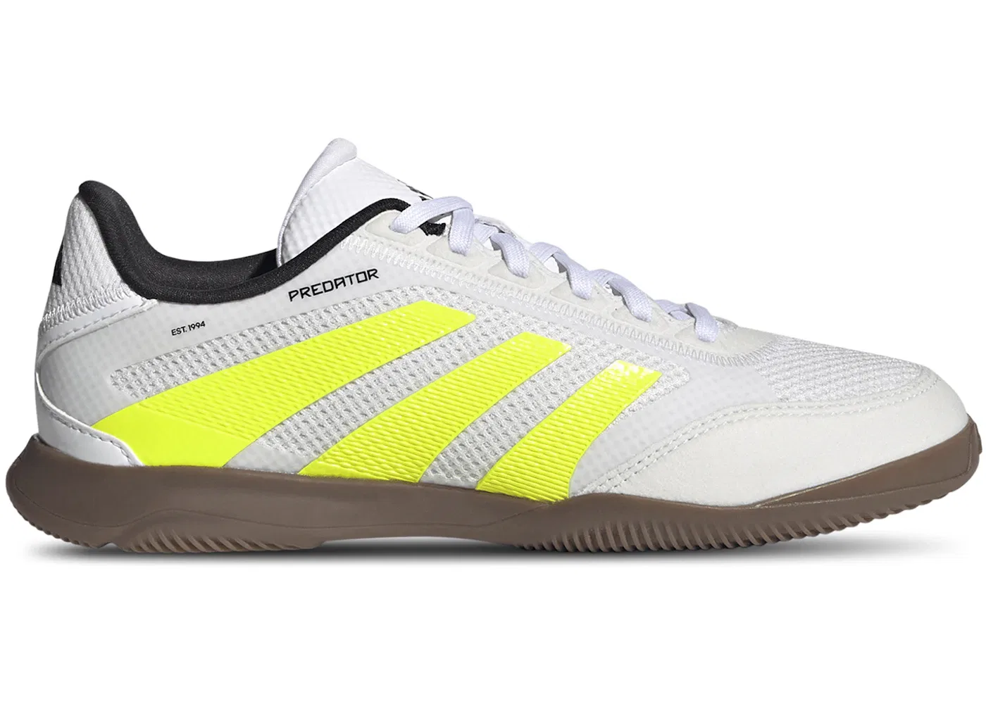 Детские кроссовки для футзала Predator League IC Adidas, Cloud White/Lucid Lemon/Core Black