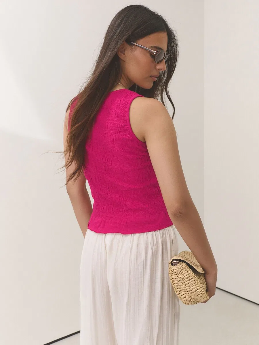Топ в розовом цвете Next — фото 3