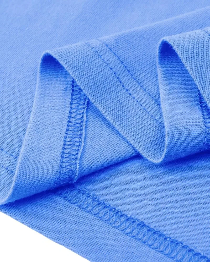 Футболка с принтом Gulf of Mexico, Regular Fit, V-Neck, Vn-carolina Blue-vn — фото 4