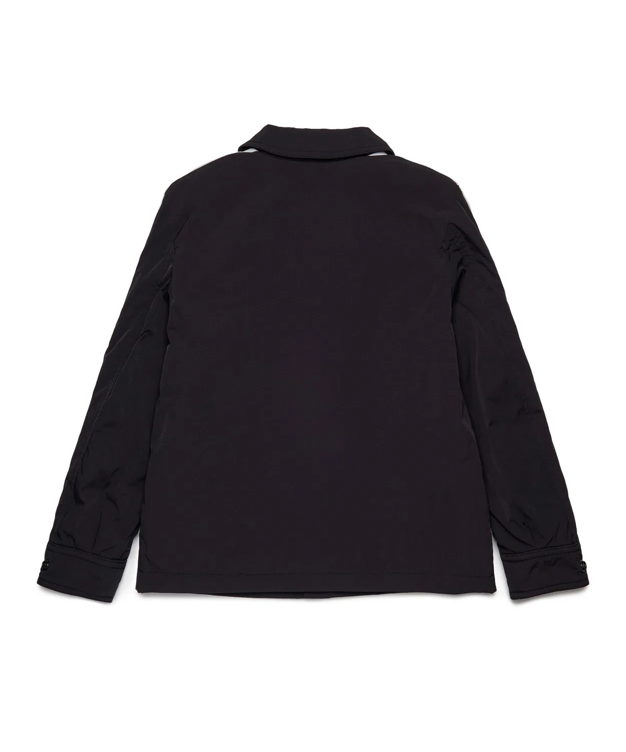 Детская куртка с брендовым логотипом DIESEL KIDS, Black — фото 4