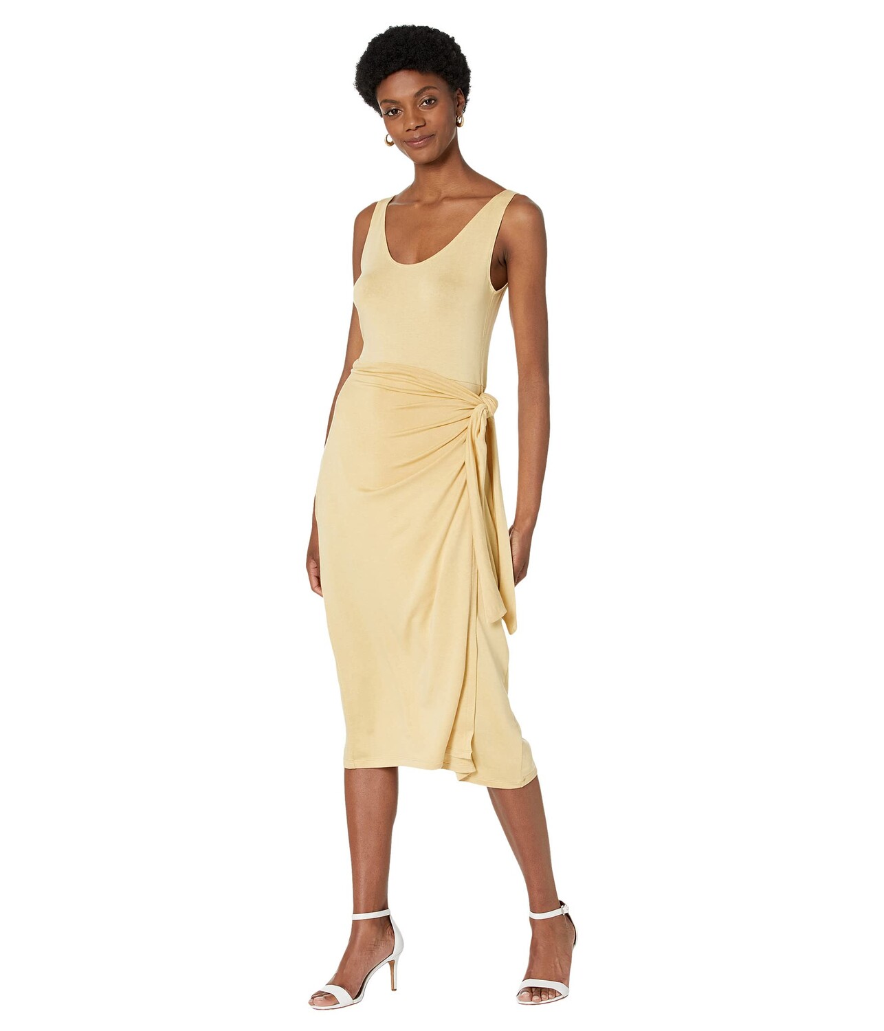 

Платье Vince, Scoop Neck Tank Wrap Dress