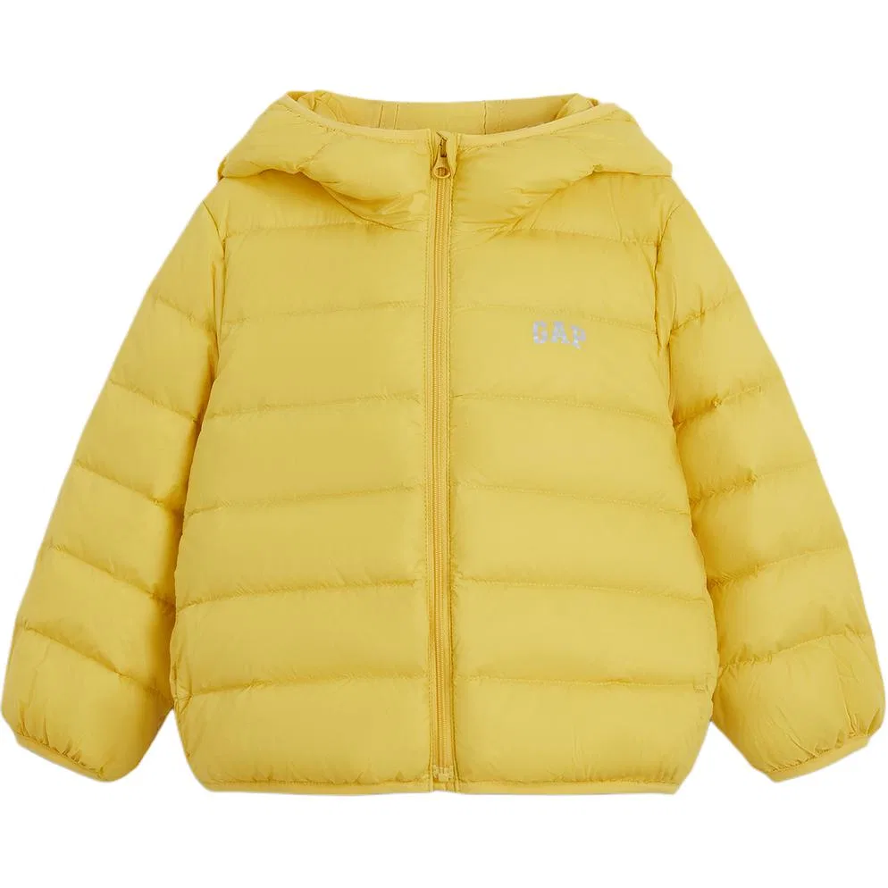 Детский пуховик с капюшоном Pre School Down Jackets Hooded Non Detachable GAP, Yellow