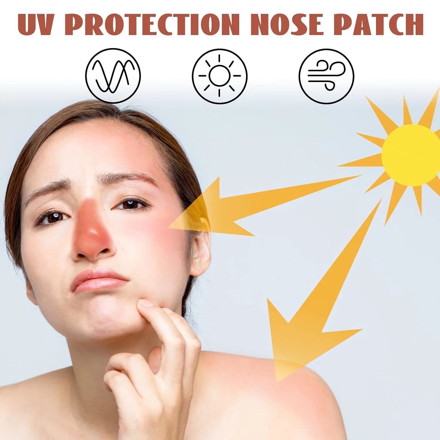 Солнцезащитные патчи для носа, SPF 30, 48 шт Generic — фото 4