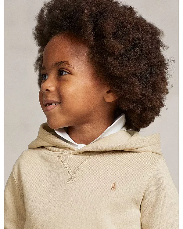 Детская толстовка для мальчиков с вышивкой Polo Ralph Lauren, Khaki — фото 3