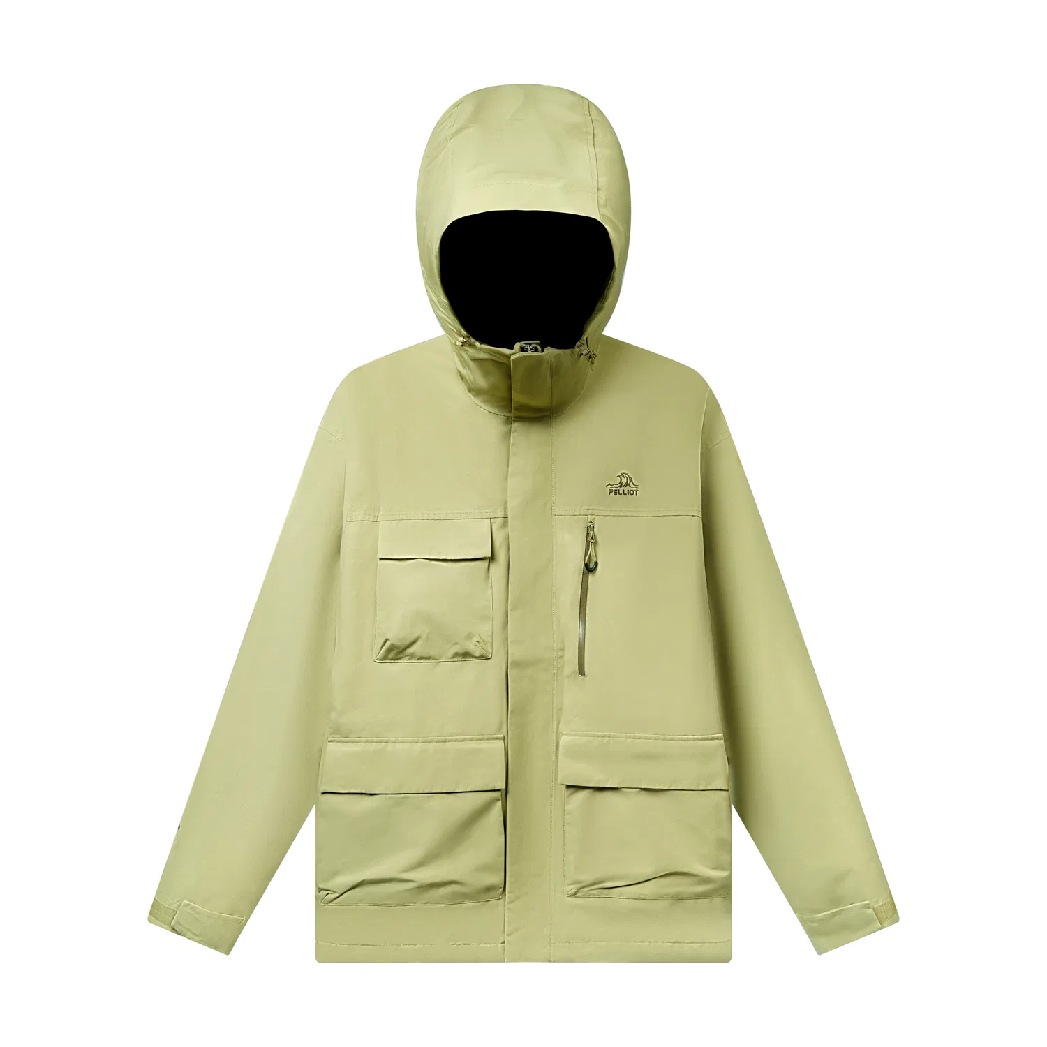 Детская ветрозащитная куртка износостойкая дышащая PELLIOT, Cedar Green