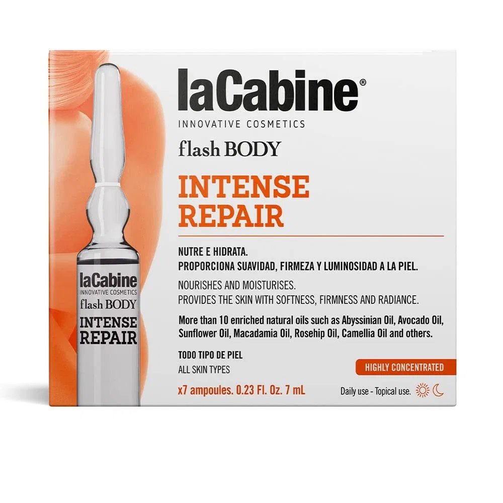 Масло для тела La Cabine Flash Body Intense Repair, 7 ампул по 7 мл
