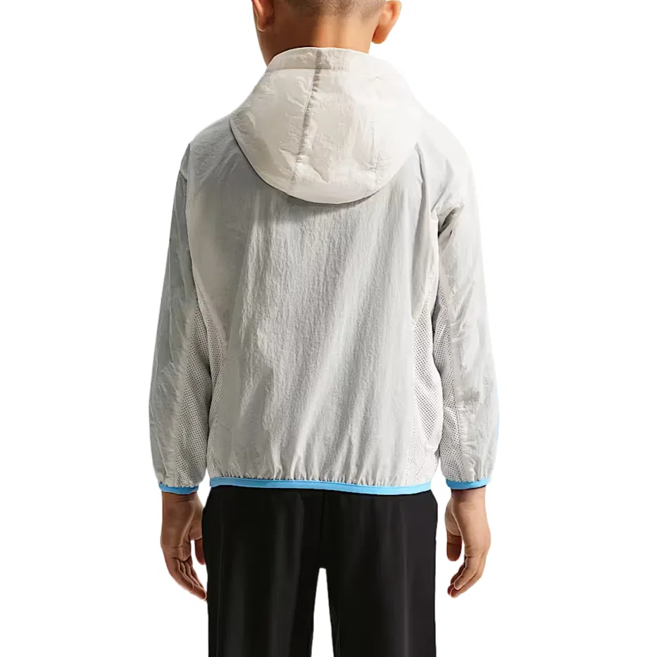 Детская куртка с капюшоном и принтом Phantom Gray White Nike, Phantom Gray White — фото 3