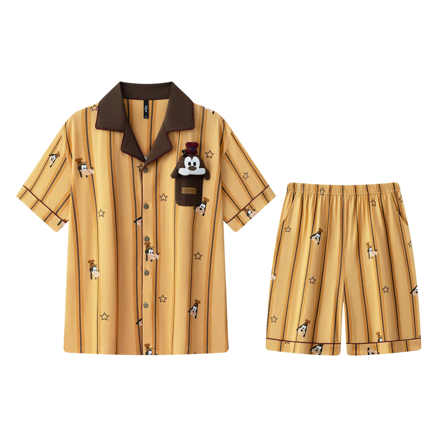 Детский комплект пижам с Микки Маусом x Disney, Gongdie, Yellow-Men's
