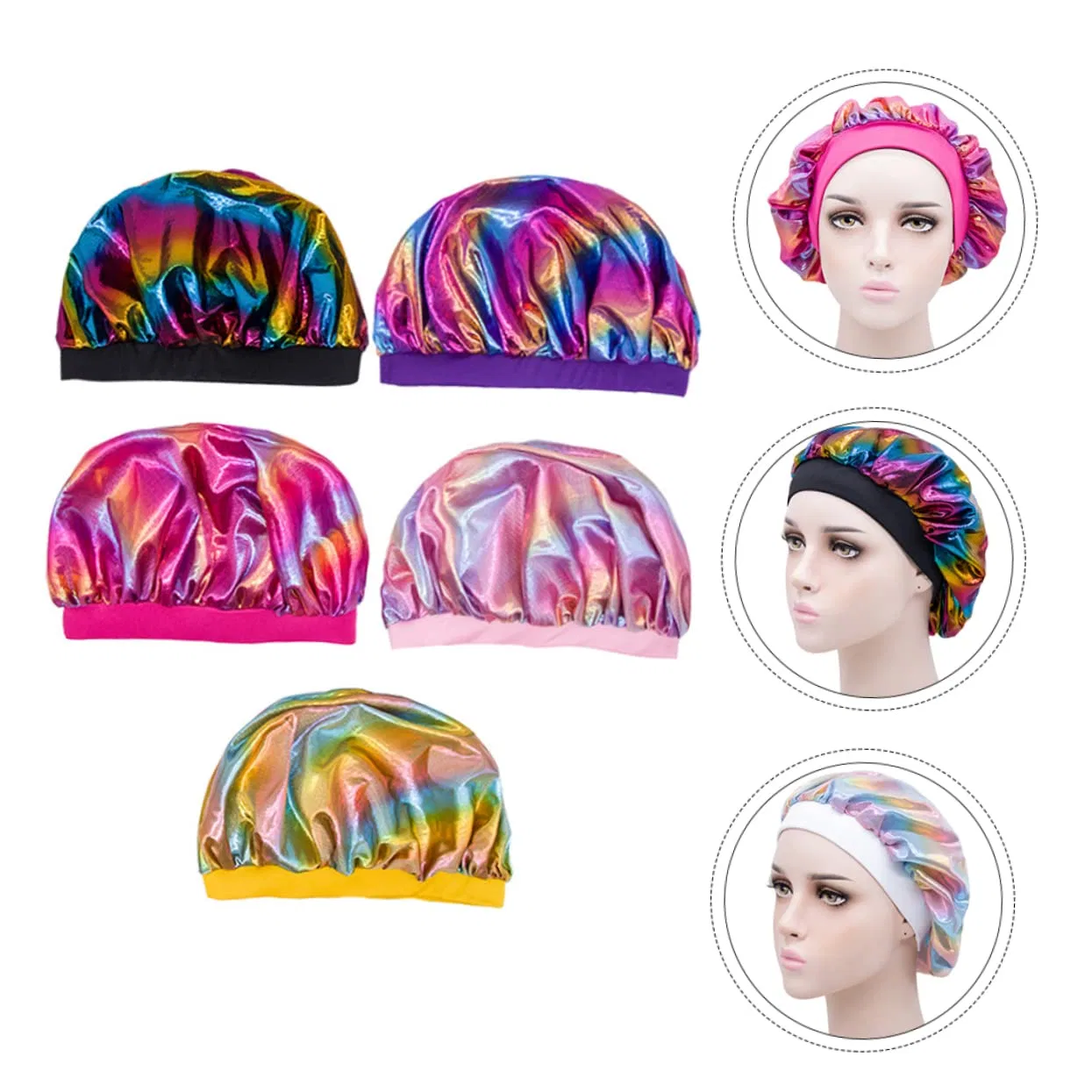 Шапочка для душаs 5-Pack, Polyester, OFFIGAM, мультиколор — фото 4