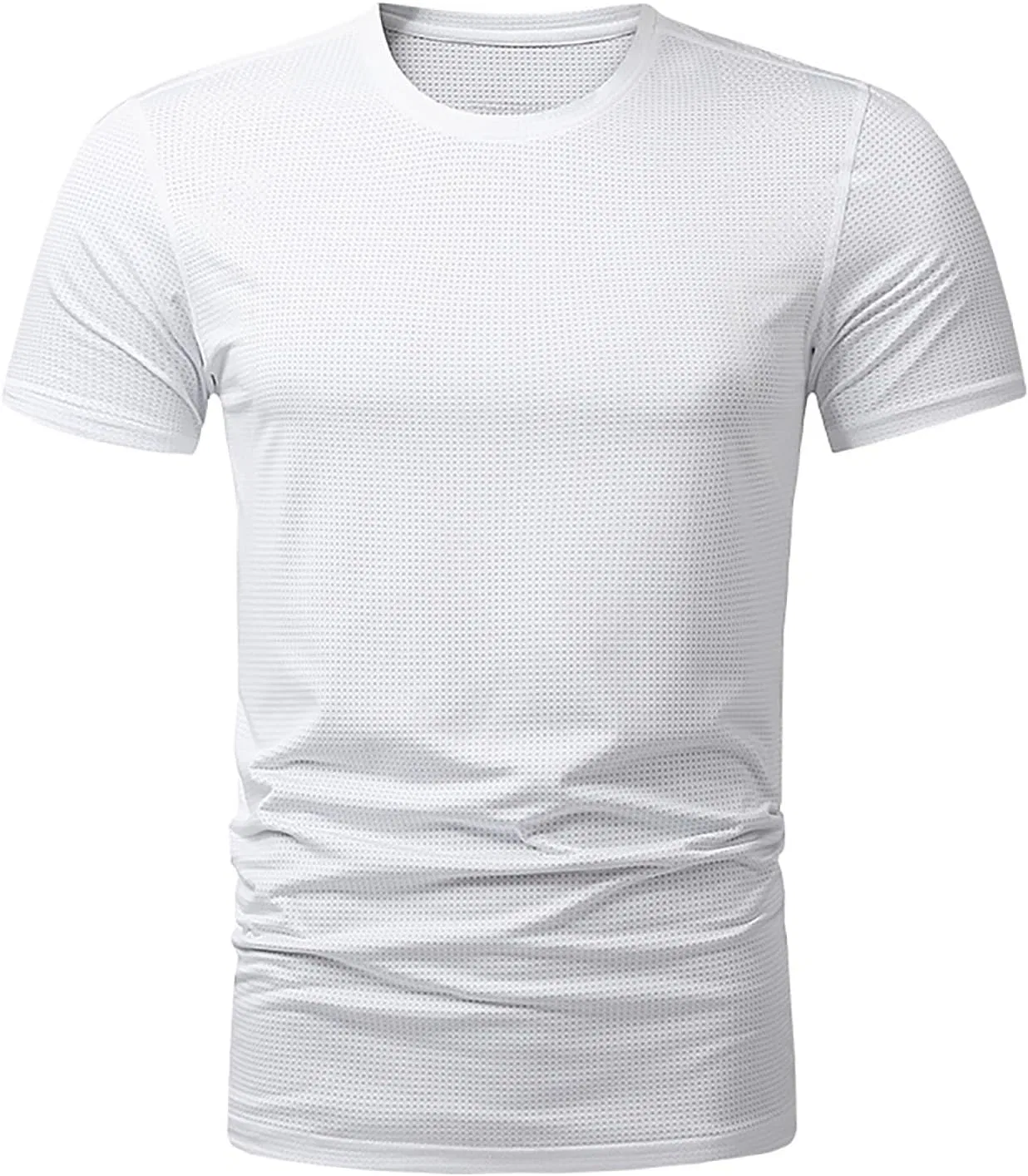 Мужская компрессионная футболка для тренировок Athletic, White