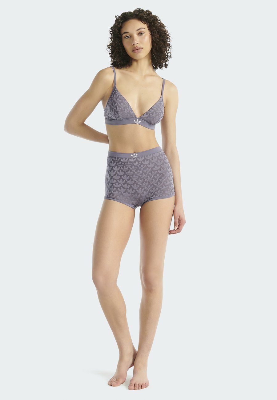 Бюстгальтер Adidas Originals Triangle bra, Violet/Dark Purple — фото 2