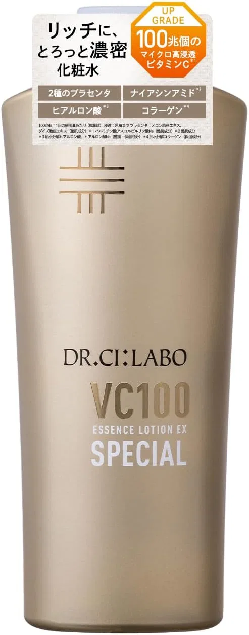 Тоник Dr Ceil Lab — С витамином C Dr.Ci:Labo New VC 100 Essence Lotion EX Special, , для лица, увлажняющий, 285 мл
