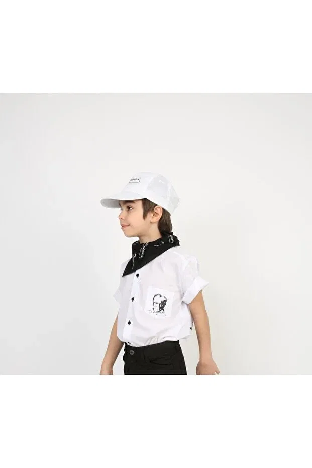 Детская рубашка для мальчиков хлопковая Showwear Dıgıl Kids, White
