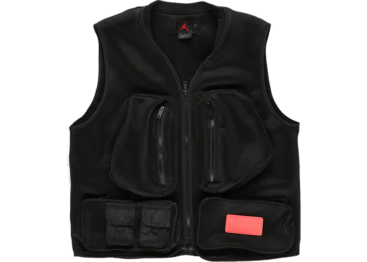 Мужской жилет с принтом Jordan Vest, Black/Infrared 23