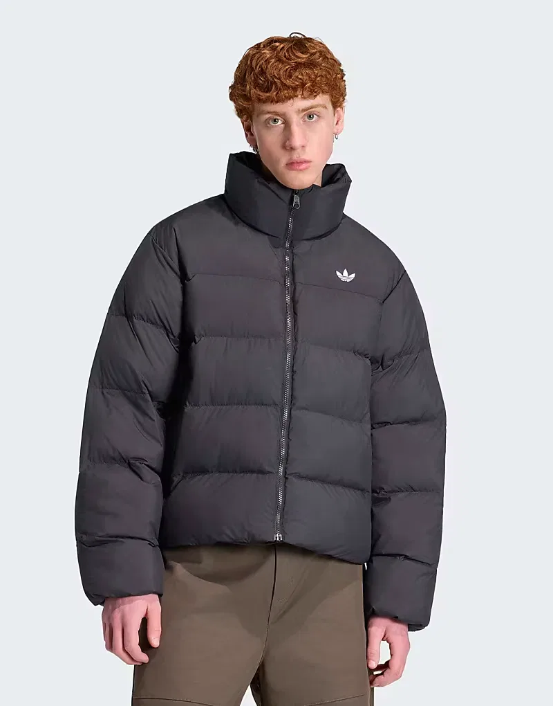Куртка Adidas Originals Stand collar regen, черный