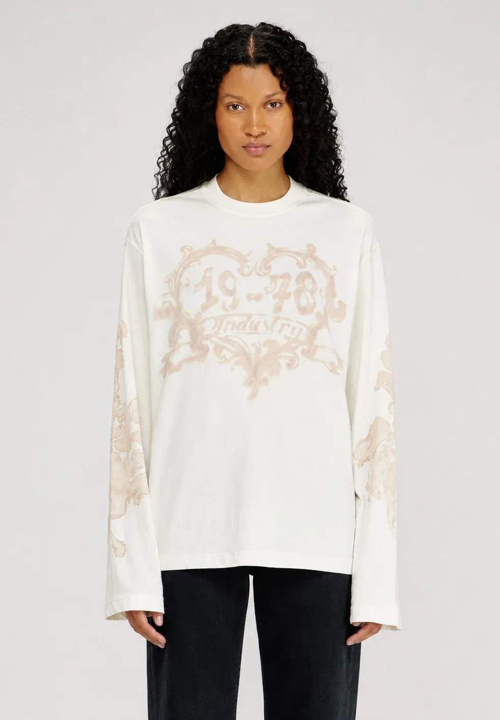 Футболка с длинными рукавами (T-shirt manica lunga) Diesel, Bianco