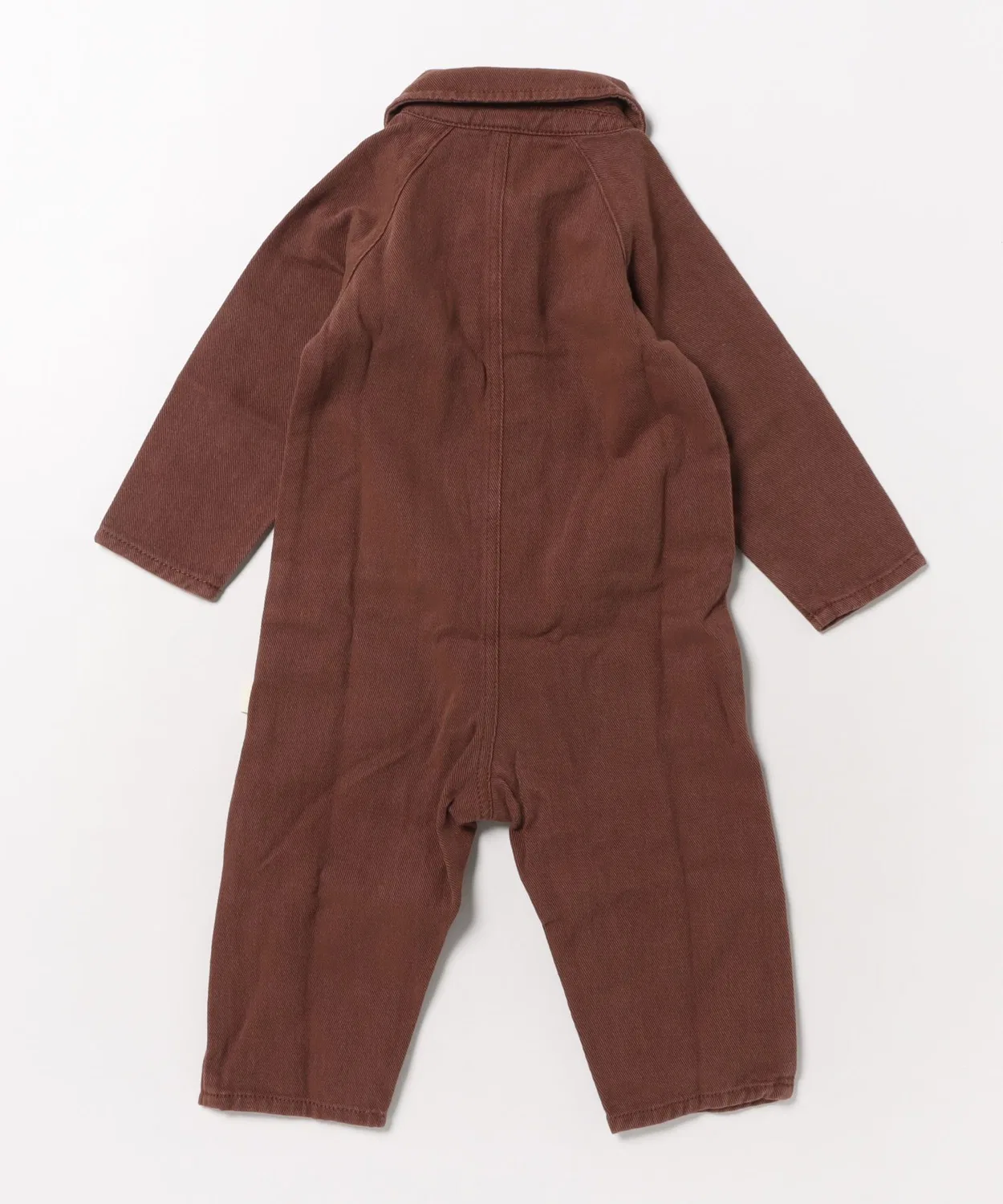 Детский комбинезон с воротником хлопковый Rylee + Cru, Brown — фото 2