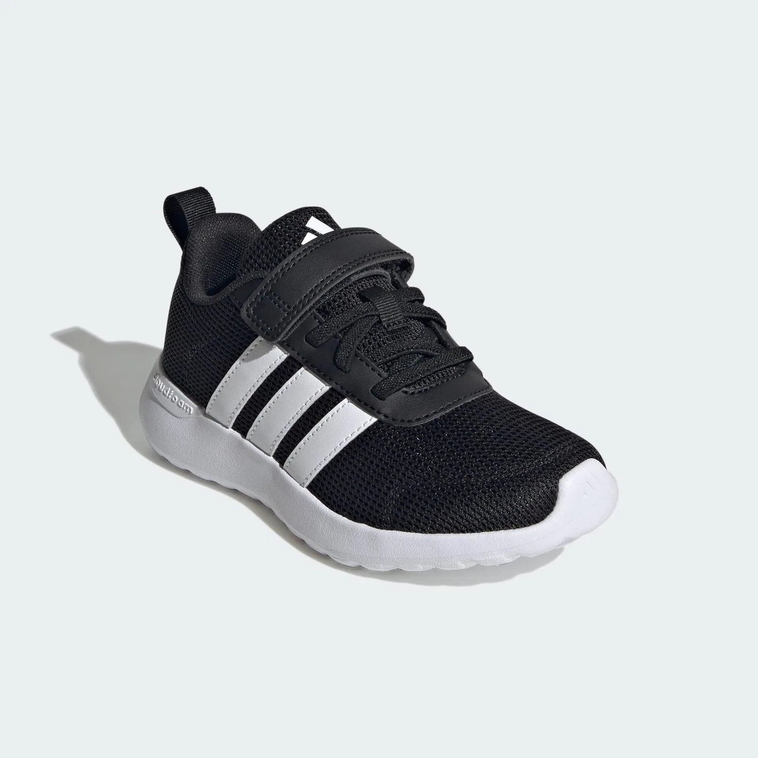 Детские кроссовки с липучками VL Move Adidas, Schwarz Weiß Schwarz — фото 4
