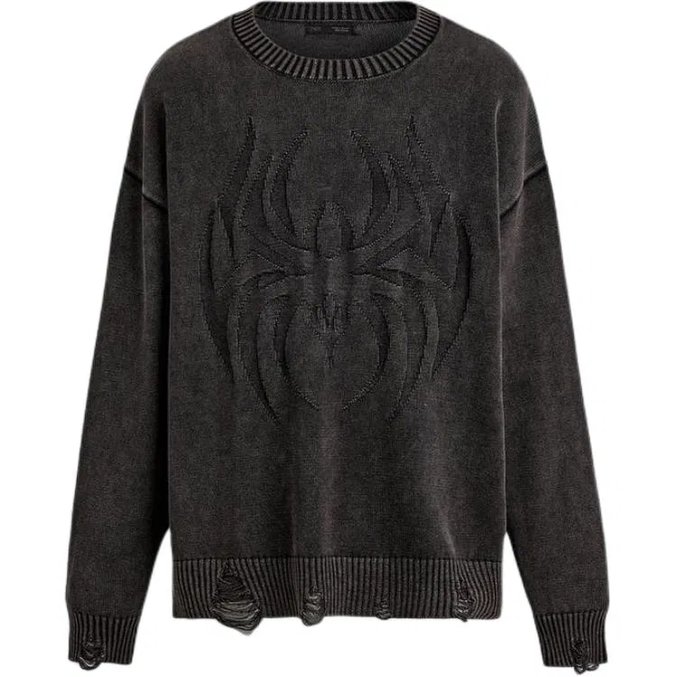 Мужской свитер с круглым вырезом Brown ZARA, Brown