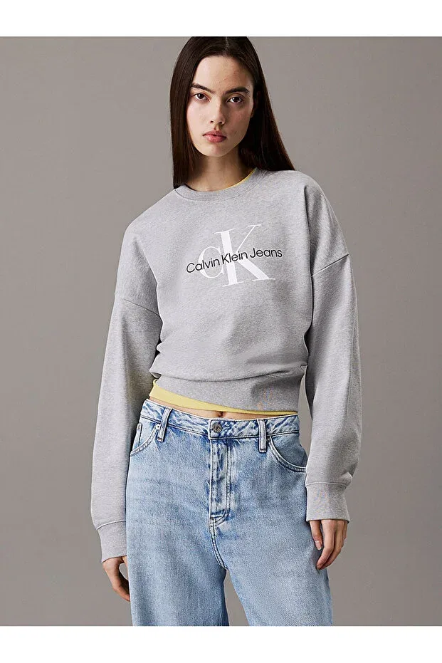 Женские свитшот с длинным рукавом Calvin Klein, Gray