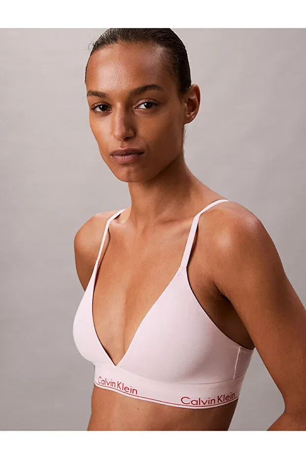 Женский бюстгальтер хлопковый Calvin Klein, Pink — фото 2