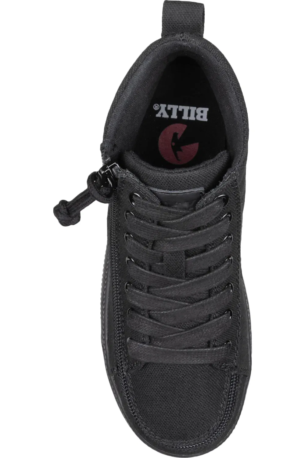 Детские кроссовки спортивные с молнией Billy High Top Sneaker BILLY Footwear, Black To The Floor — фото 4