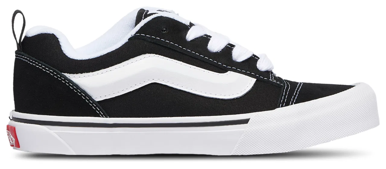 Кроссовки для мальчиков Knu Skool Vans, черный/белый