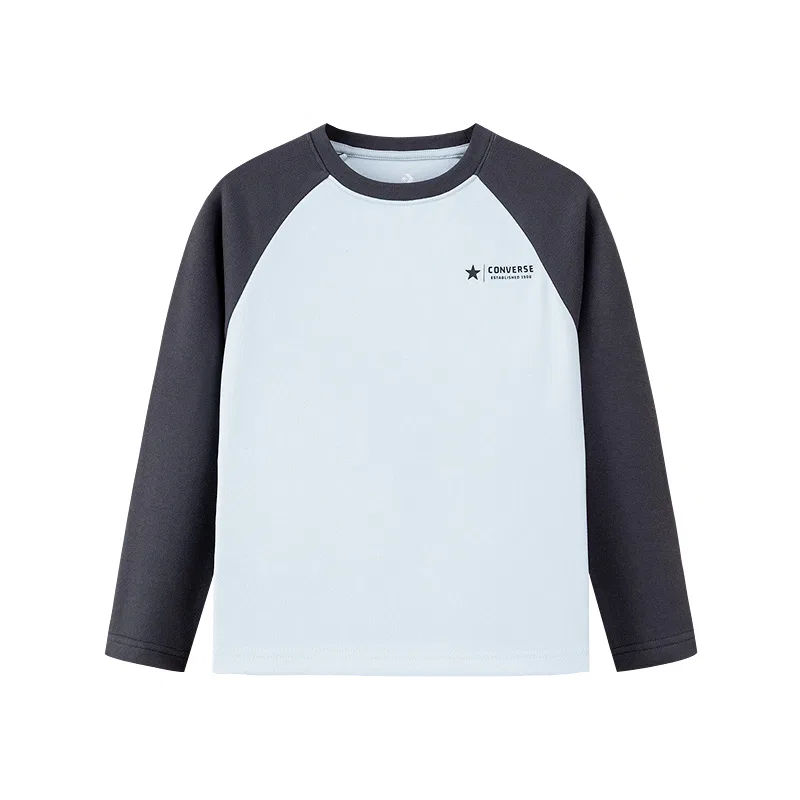 Детская футболка с принтом Converse, Light Blue