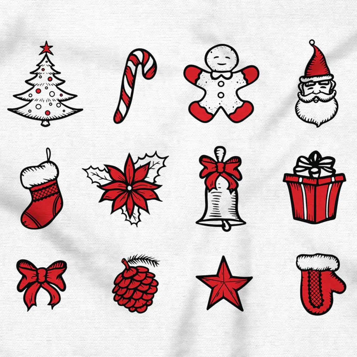 Детский боди-комбинезон с принтом Classic Christmas Holiday Ornaments Brisco Brands, White — фото 2