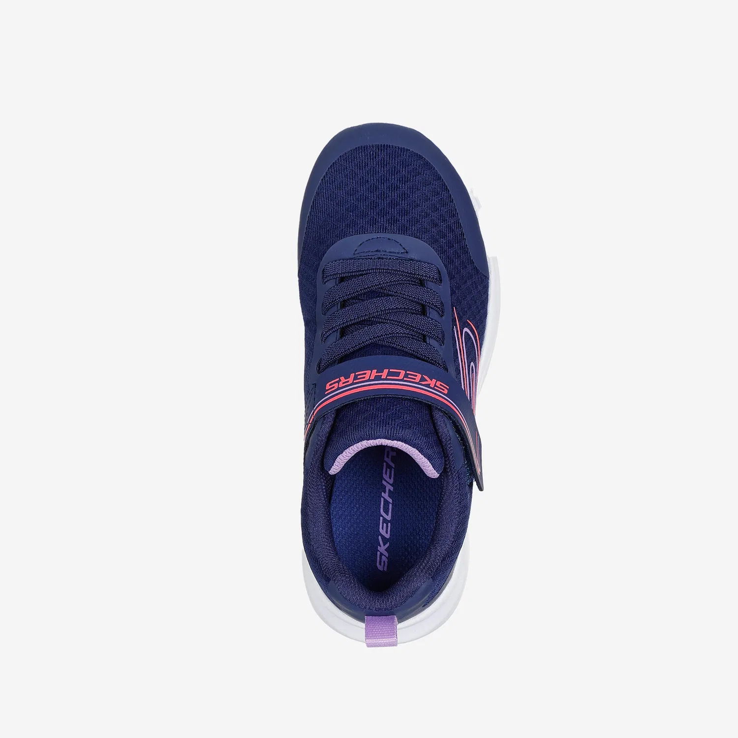 Детские кроссовки с дышащим верхом Dynamic Nonstop Speed Skechers, Dark Purple / Pink — фото 4