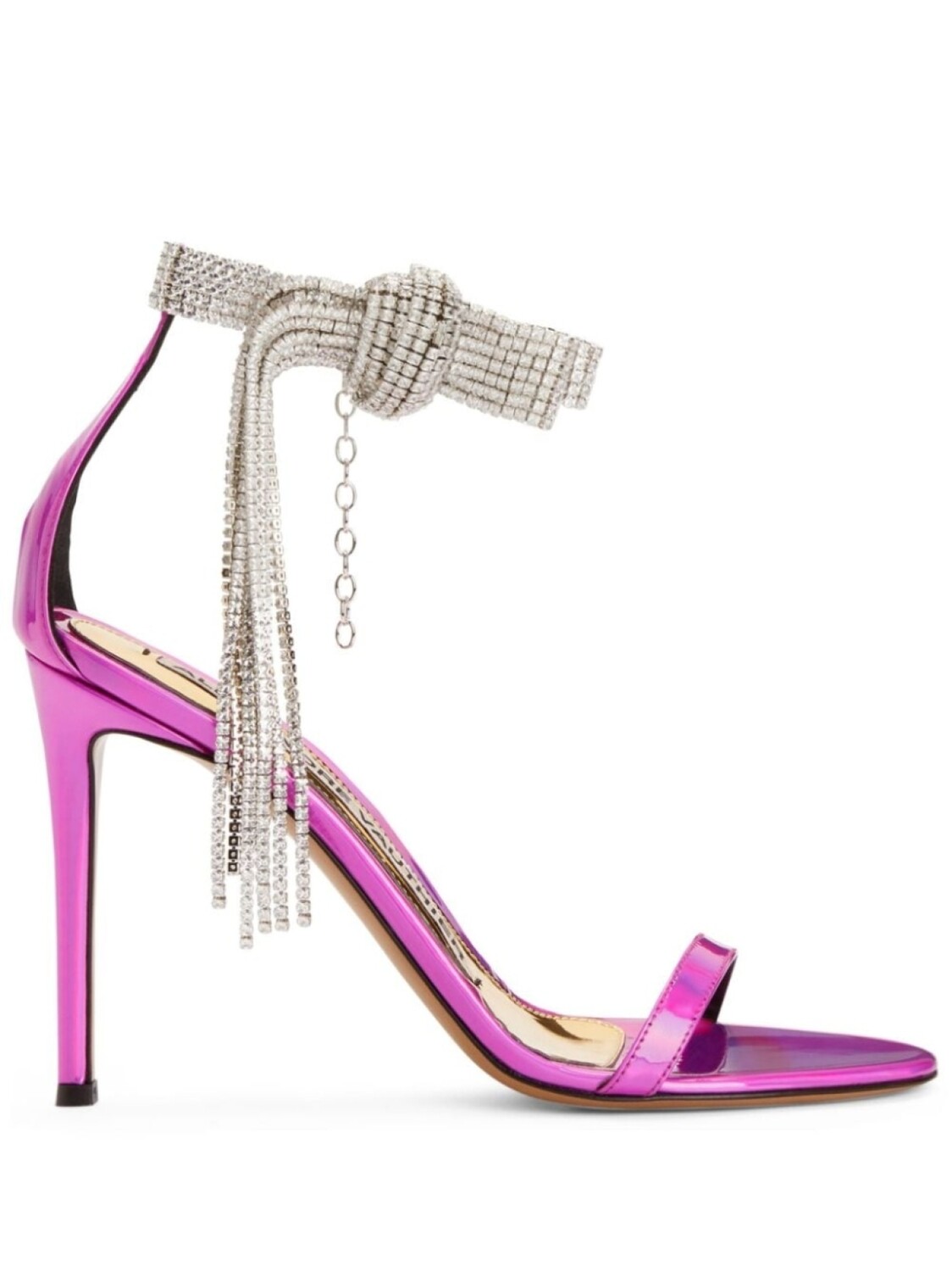 

Alexandre Vauthier босоножки Diana 105 с кристаллами, розовый