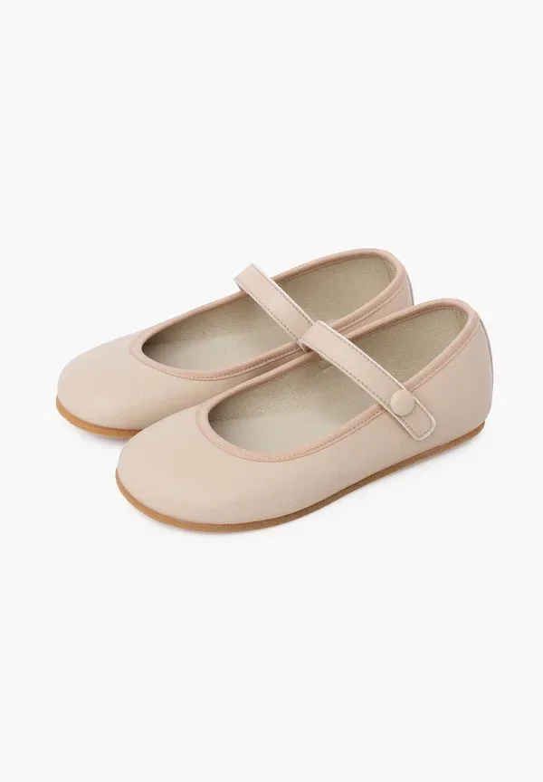 Балетки на липучке Merceditas Pisamonas, Beige, бежевый — фото 2