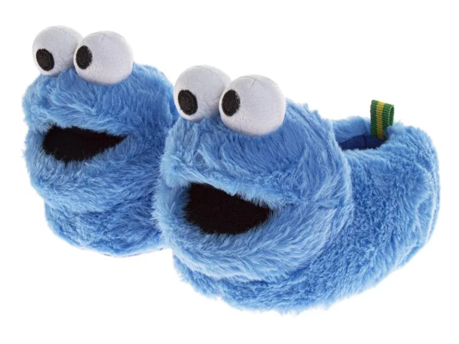 Тапочки-слипоны с Cookie Monster Sesame Street, Blue