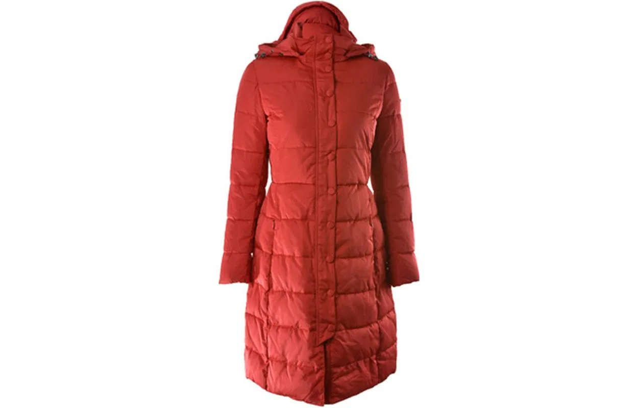 Женский пуховик с капюшоном Emporio Armani, Red