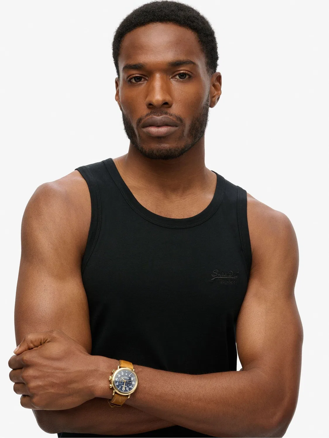 Майка Essential Logo Vest Superdry, черный — фото 3
