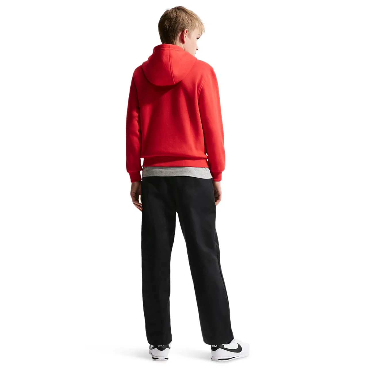Брюки для мальчиков Club Woven Everyday Pant Nike, черный/белый — фото 4