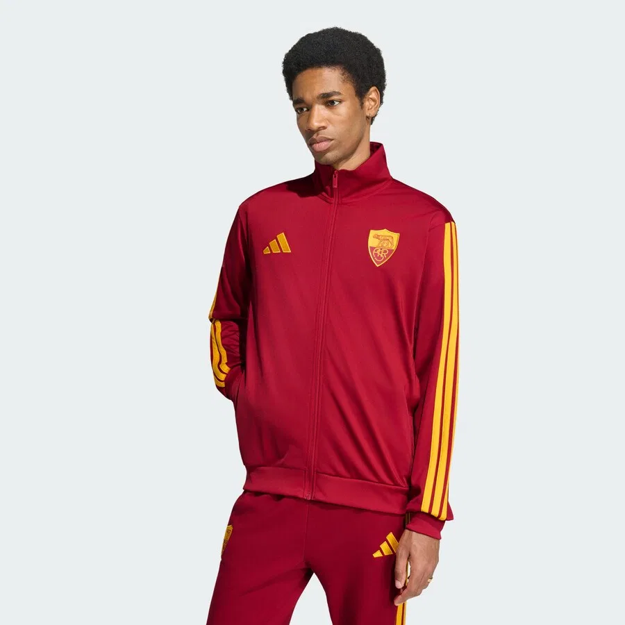 Куртка для тренировок ADIDAS PERFORMANCE 'AS Rom DNA' красного цвета — фото 2