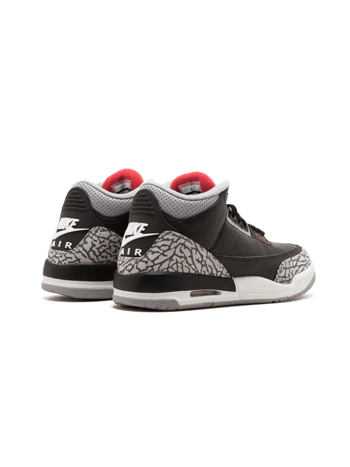 Кроссовки Air Jordan 3 Retro, черный — фото 3