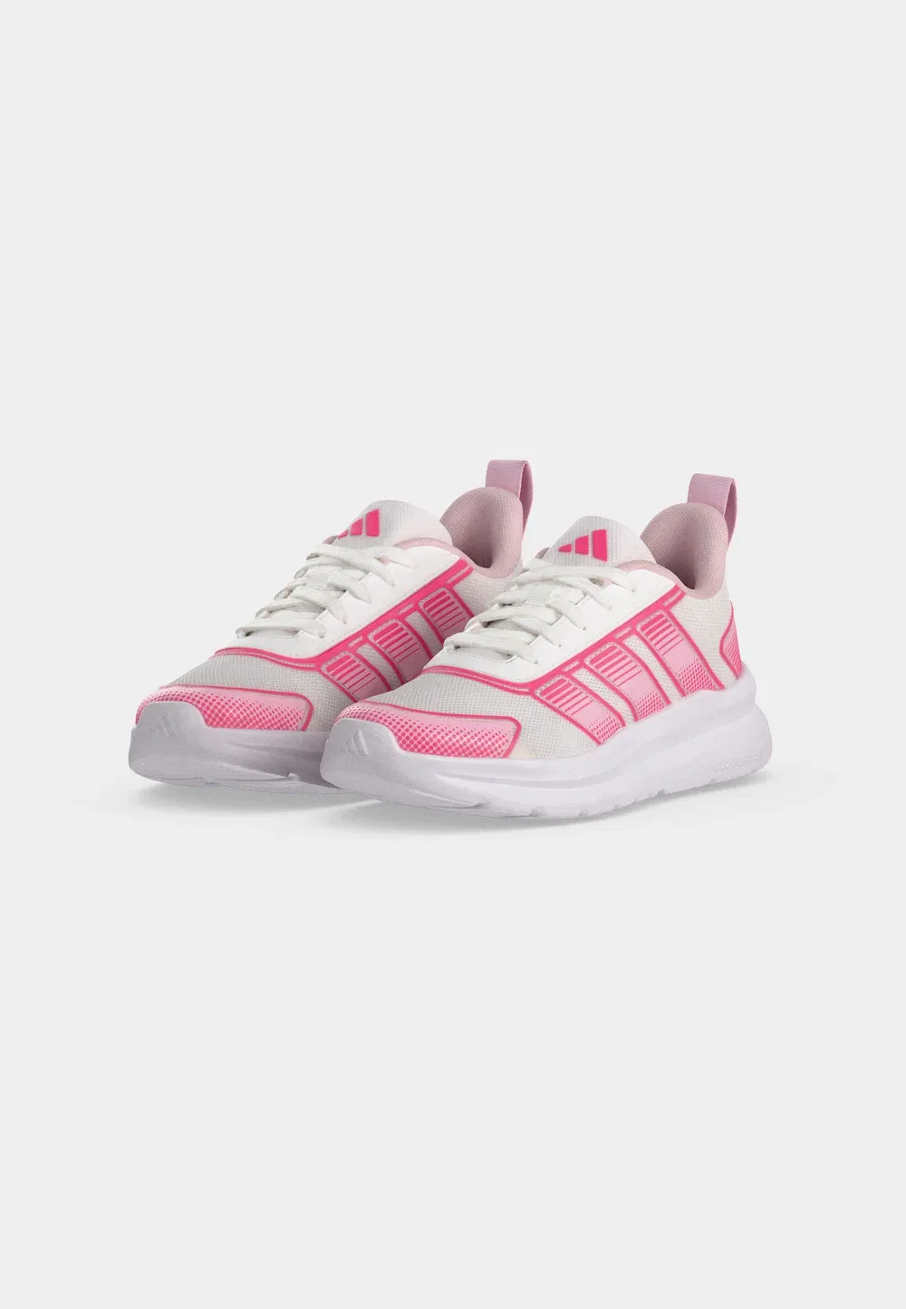 Tensaur run 4.0 унисекс - кроссовки для бега по улицам Adidas Performance, Footwear White/Pink Fusion/Clear Pink — фото 3