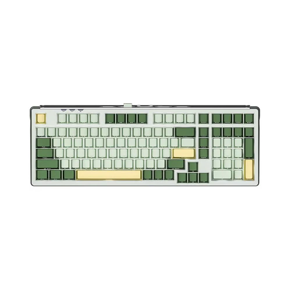 

Игровая беспроводная клавиатура Valkyrie VK99, Qingyun, зелёный, английская раскладка