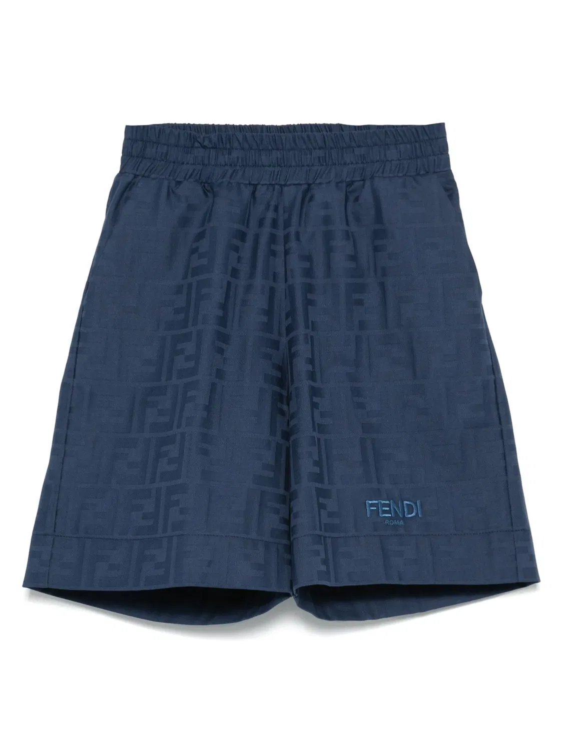 Шорты FF-жаккард FENDI, темно-синий