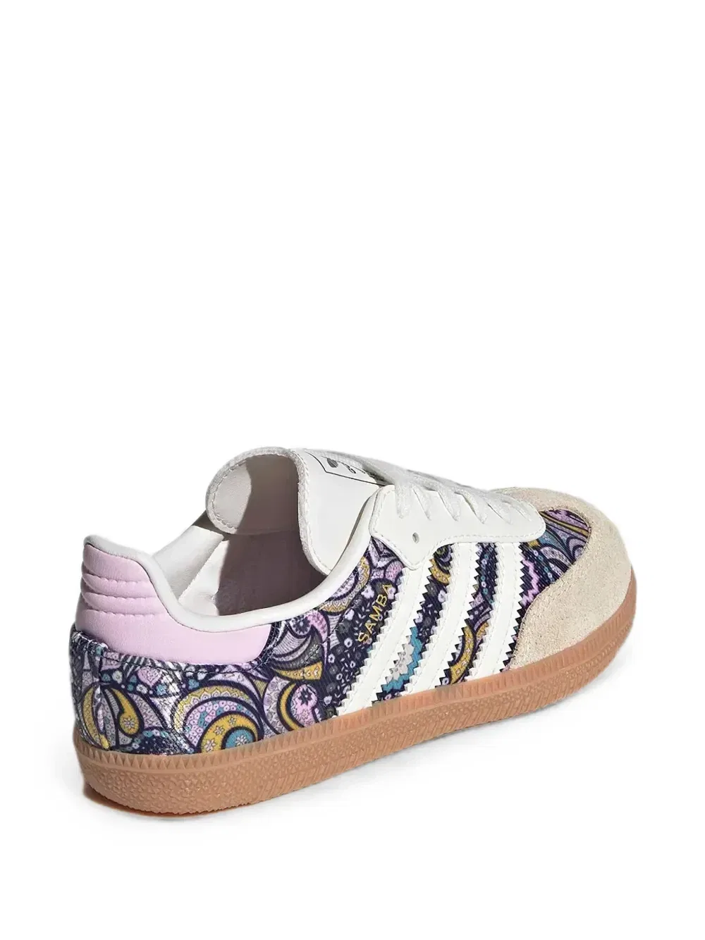 Кроссовки с принтом пейсли Samba OG Adidas Kids, белый — фото 3
