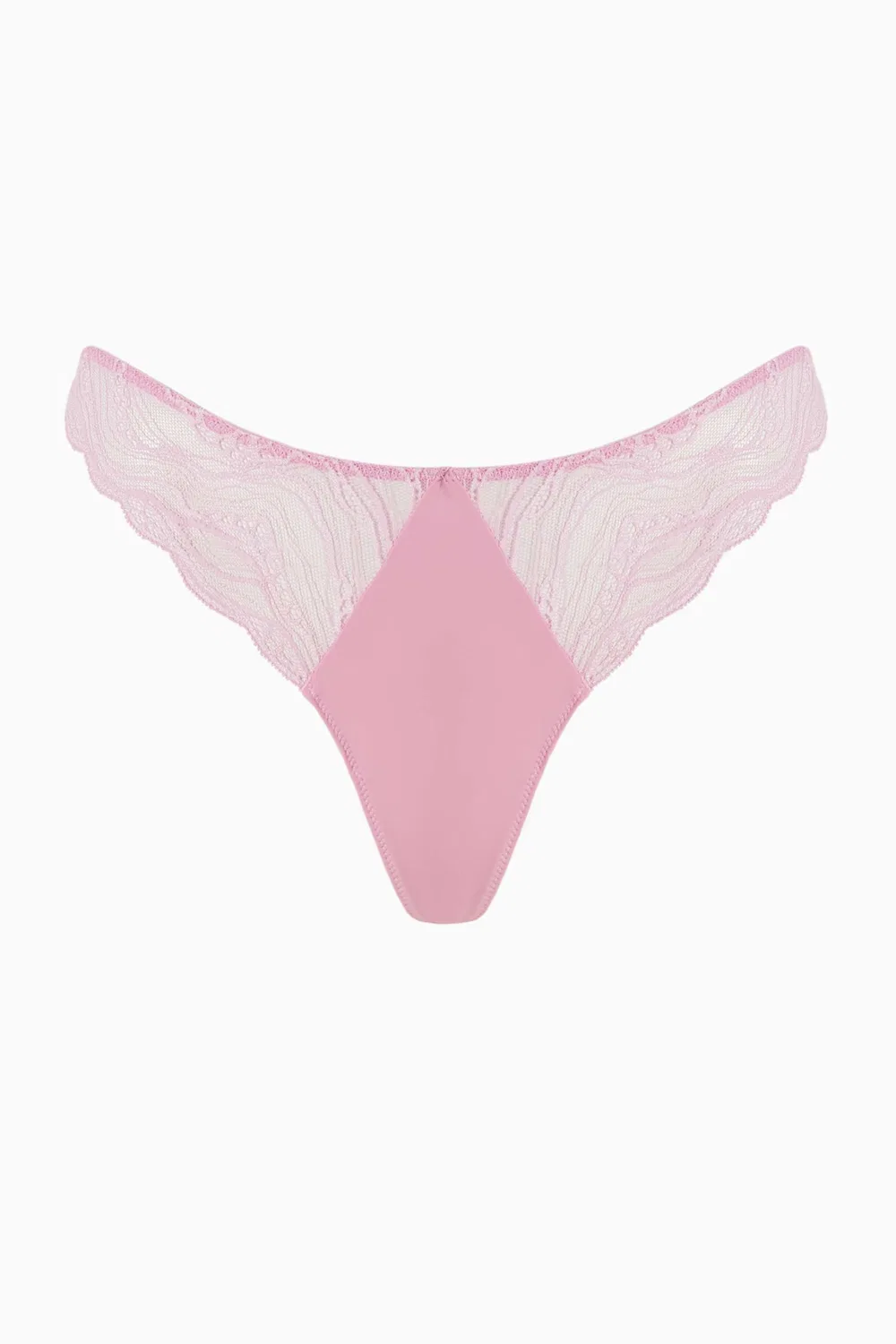 Трусы-стринги из кружева и микрофибры Instinct Calvin Klein, розовый